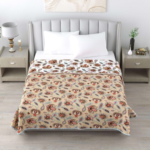 Reversible AC Quilt 90x100 Inches for Double Bed