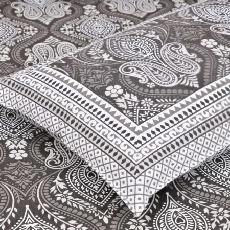 Pure Cotton 90×108 Inches Ethnic Jaipuri Double Bed Sheet (2 Pillow Covers)