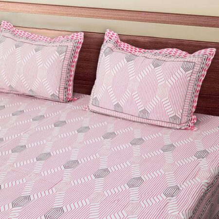 Fortune Double Bed 90×108 Inches Cotton Bedsheet