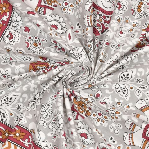 Sharma Decoration | 90x108 Inches Queen/Double Bed Sheet Pure Cotton | Fast Colours - Image 3