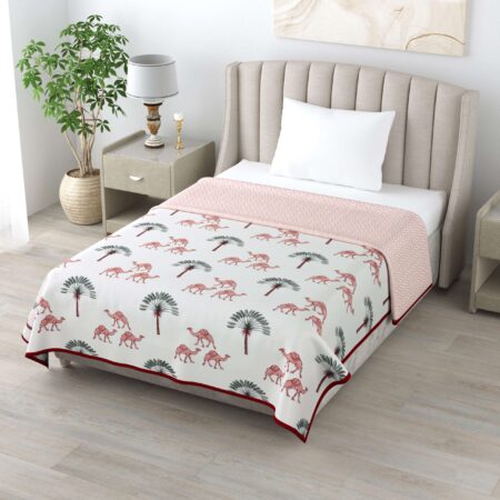 Double Bed 90×100 Inches AC Dohar/Quilt made in Pure Cotton | Reversible