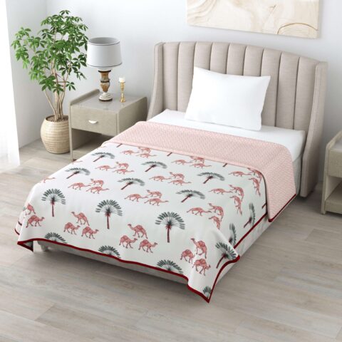 Double Bed 90x100 Inches AC Dohar/Quilt made in Pure Cotton | Reversible - Image 2