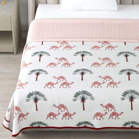 Double Bed 90×100 Inches AC Dohar/Quilt made in Pure Cotton | Reversible