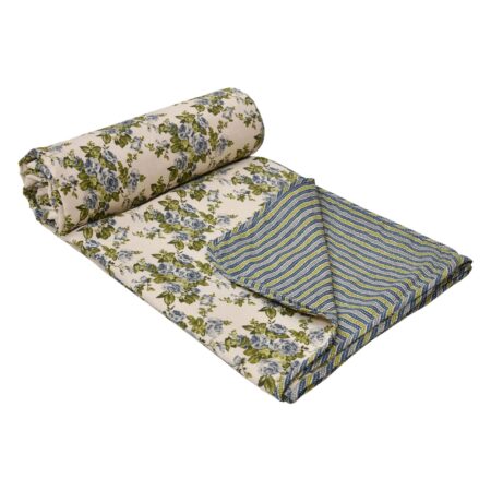 90×100 Inches Double Bed Dohar or Quilt Filled with Flannel