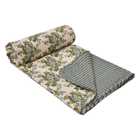 90x100 Inches Double Bed Dohar or Quilt Filled with Flannel - Image 3