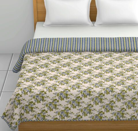 90x100 Inches Double Bed Dohar or Quilt Filled with Flannel - Image 2