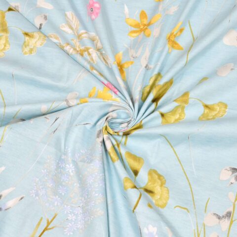 Sharma Decoration | Glace Cotton 108x108 inches King Size Bedsheet with 2 Pillow Covers | King Cotton Bedsheet | Fast Colours - Image 6