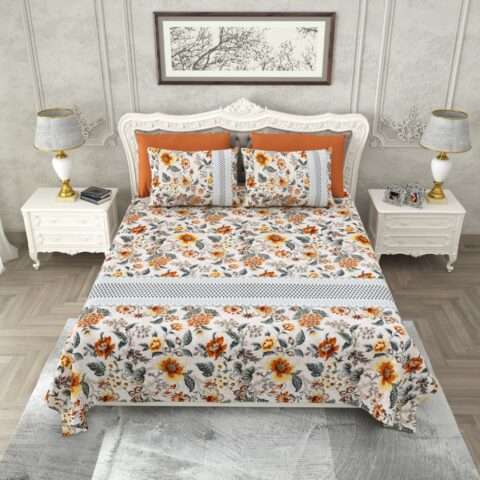 Madhuban king size bedsheet